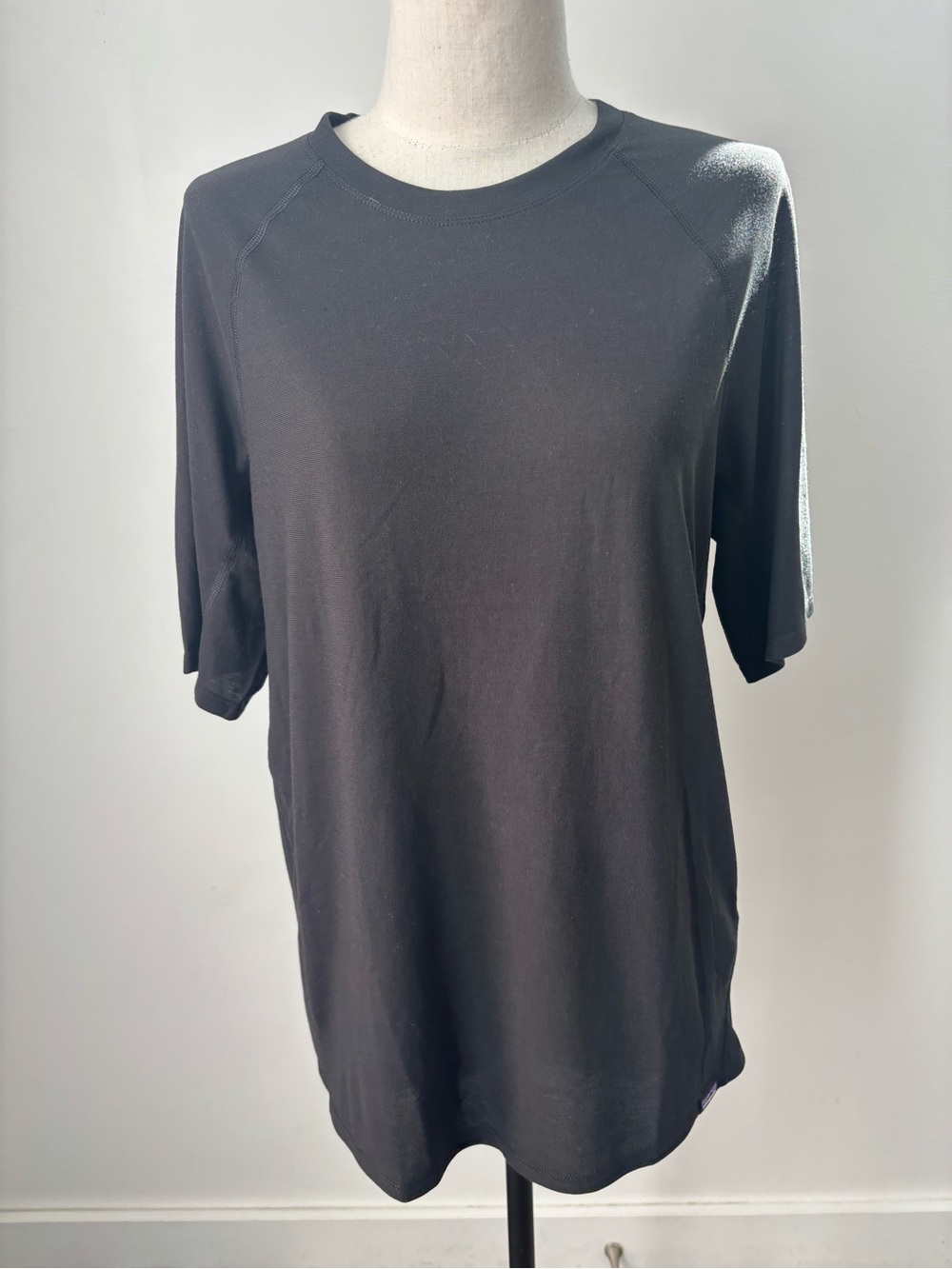 Patagonia Men's Black Crewneck Short Sleeve Shirt